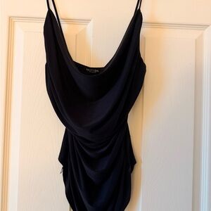 Nasty Gal Midnight Draped Going Out Top